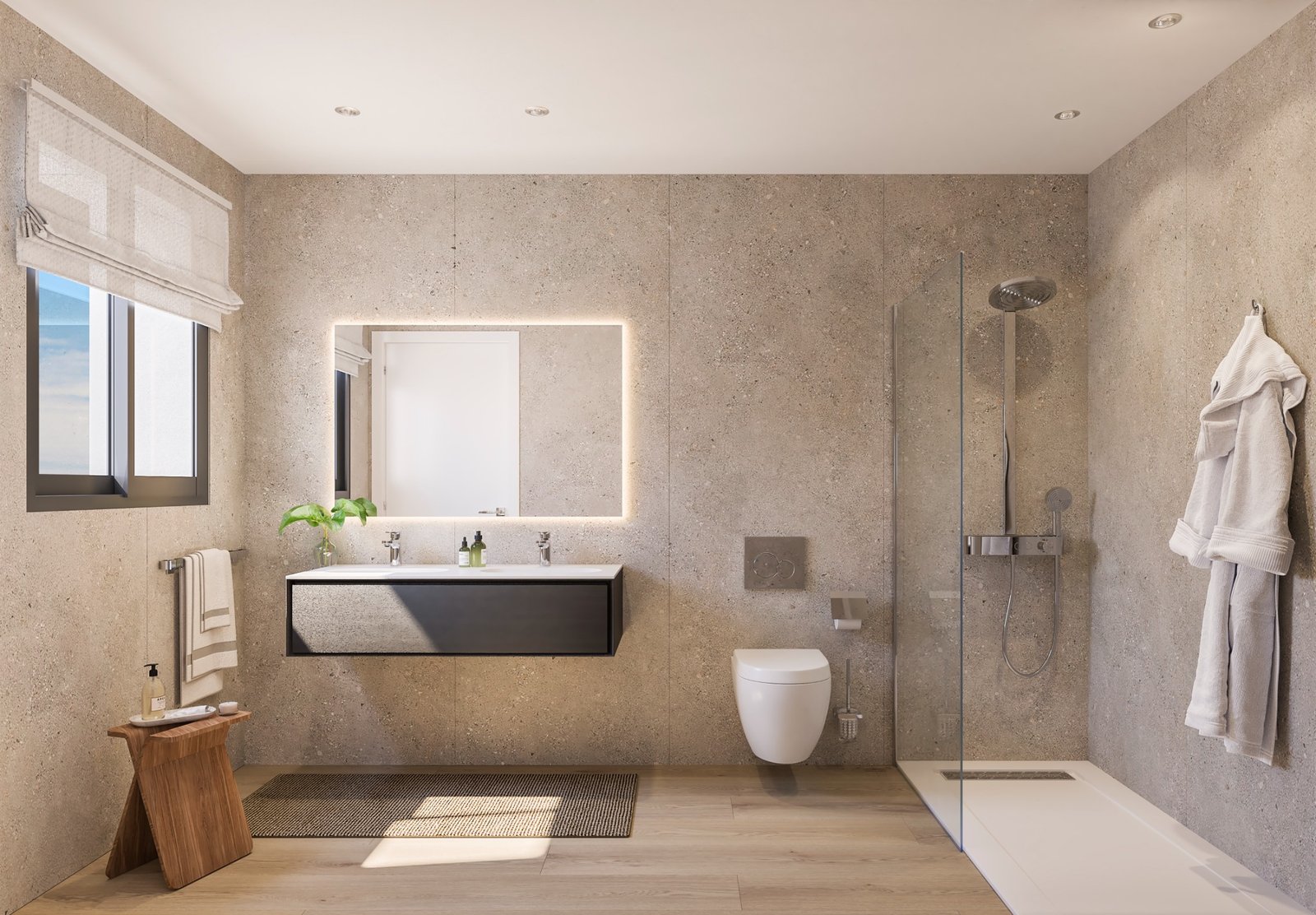 Baño de diseño contemporáneo