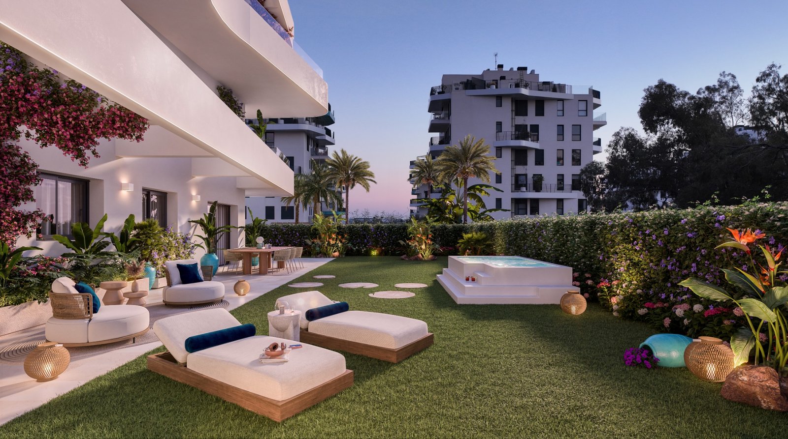 Jardín privado